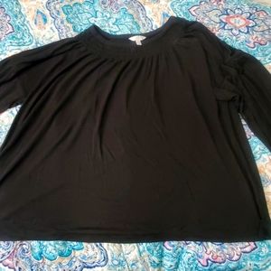 Time & Tru Peasant Top